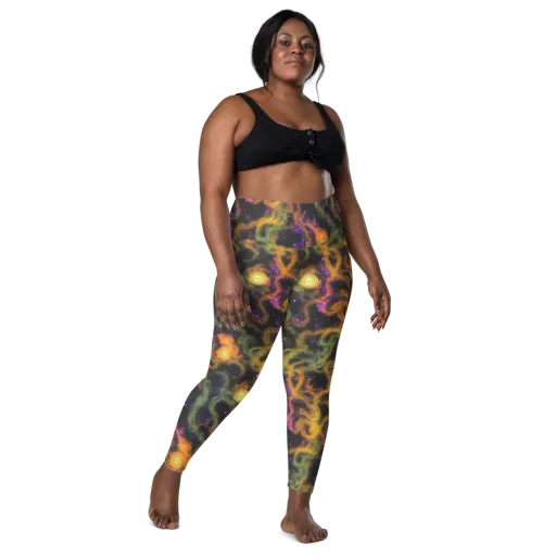 The Starry Crucible on a Leggings with Pockets