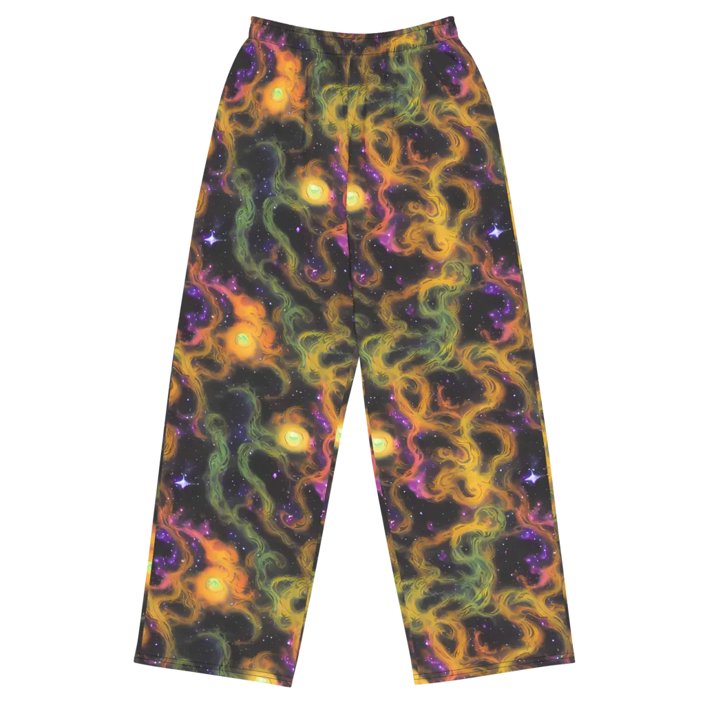 The Starry Crucible on Wide-Leg Pants — Front