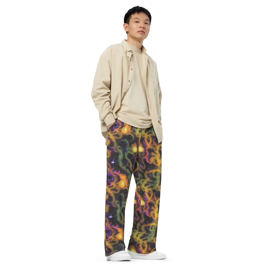 The Starry Crucible on Wide-Leg Pants — Right Front