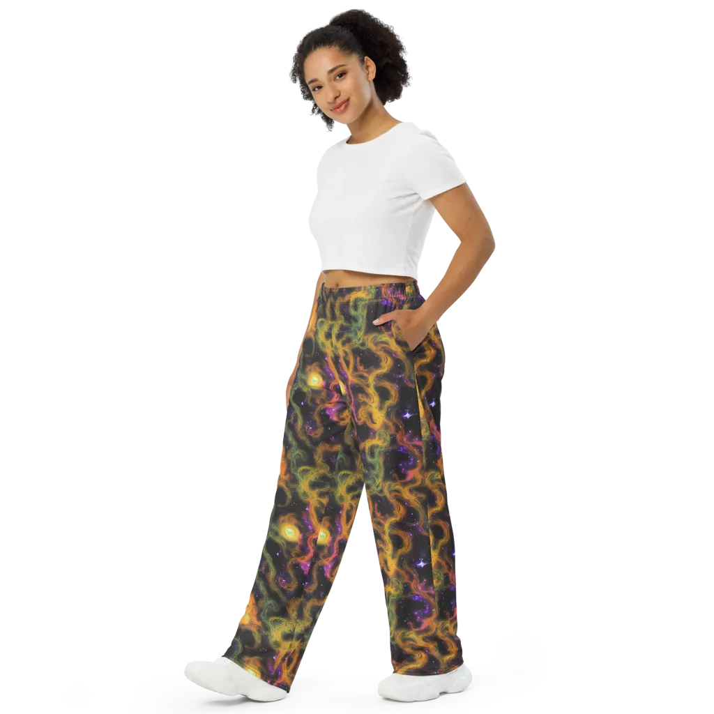 The Starry Crucible on Wide-Leg Pants — Left Front