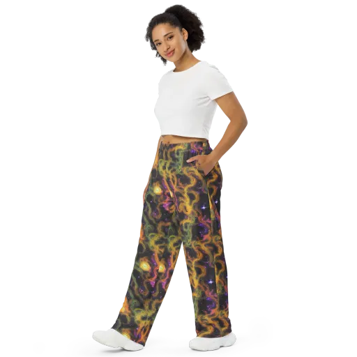 The Starry Crucible on a Wide-Leg Pants
