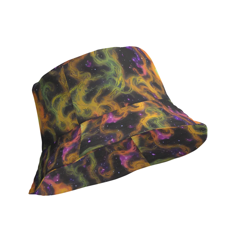 The Starry Crucible on Reversible Bucket Hat — Product details Outside