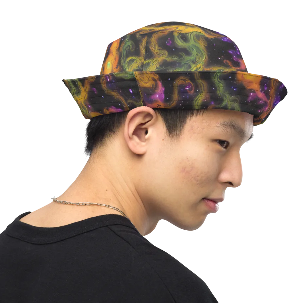 The Starry Crucible on Reversible Bucket Hat — Right Outside