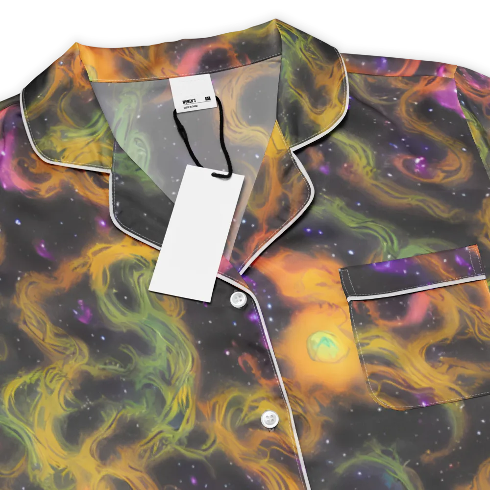 The Starry Crucible on Women's Short Sleeve Pajama Top — Product details