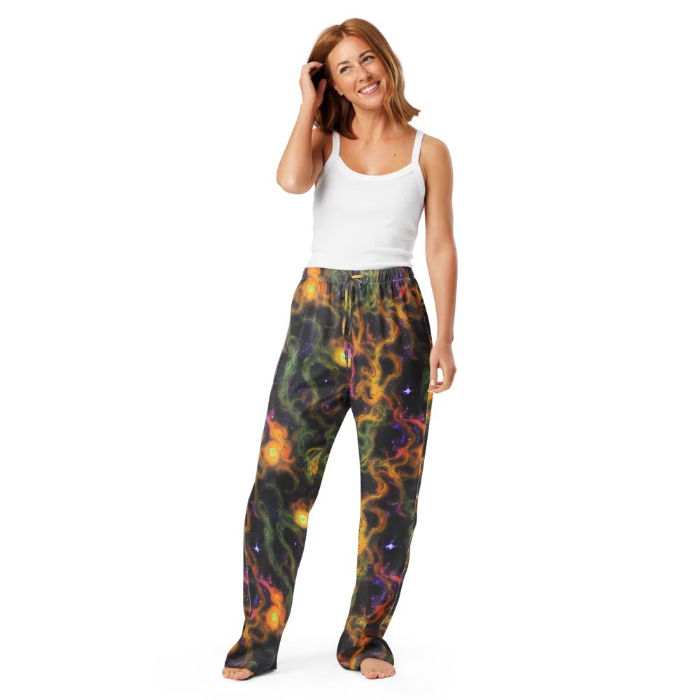 The Starry Crucible on Women's Pajama Pants — Front