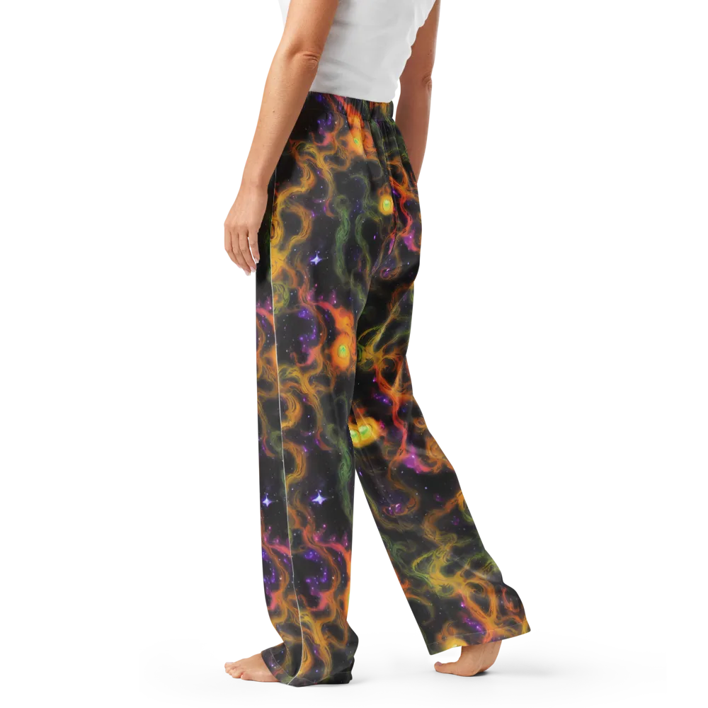 The Starry Crucible on Women's Pajama Pants — Left