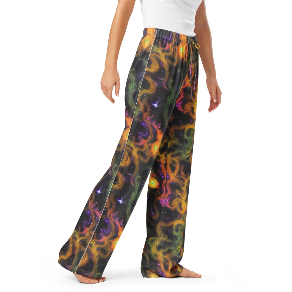 The Starry Crucible on Women's Pajama Pants — Right Front
