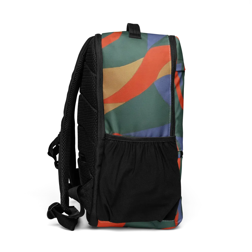 Vermilion Current on Utility Backpack — Right