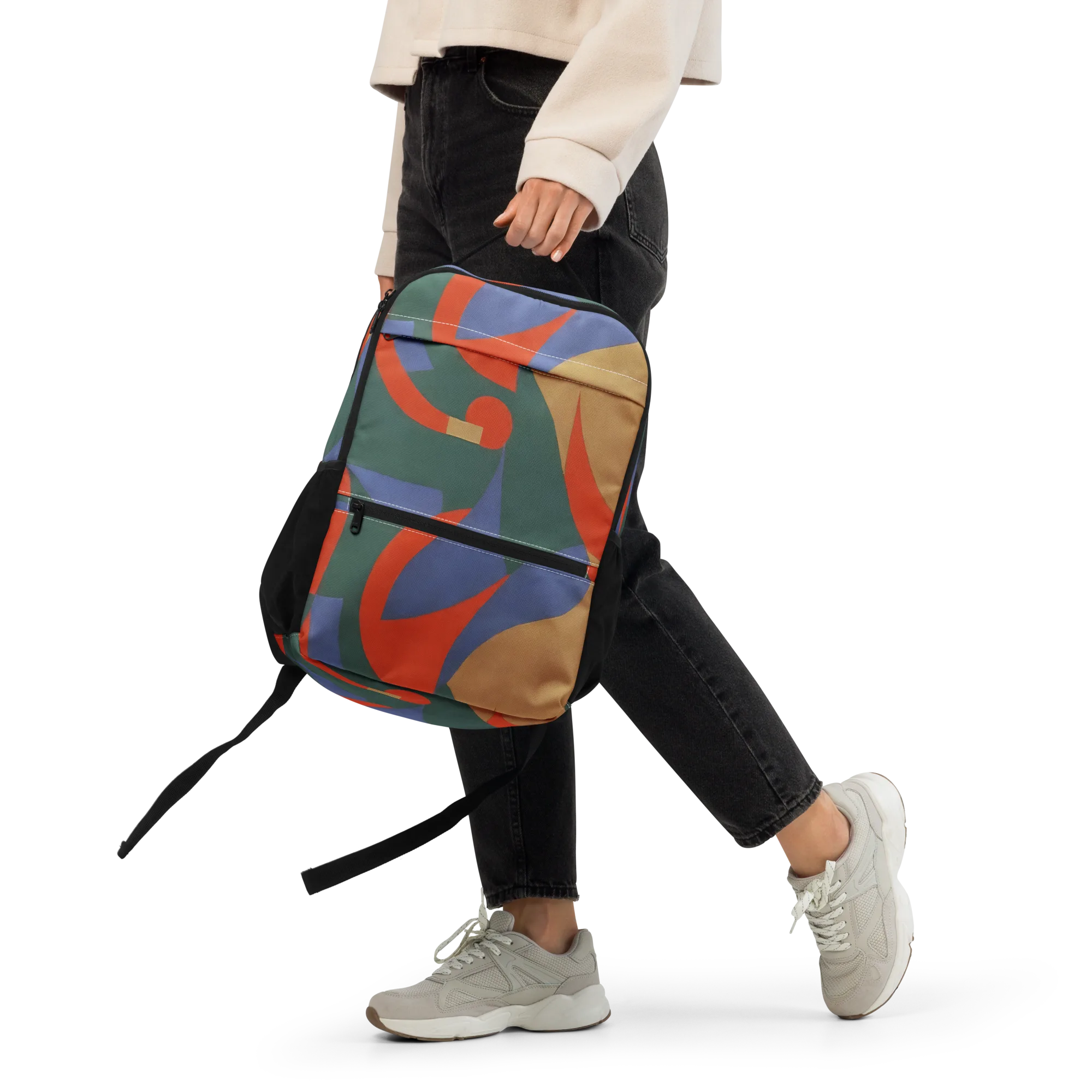 Vermilion Current on Utility Backpack — Front