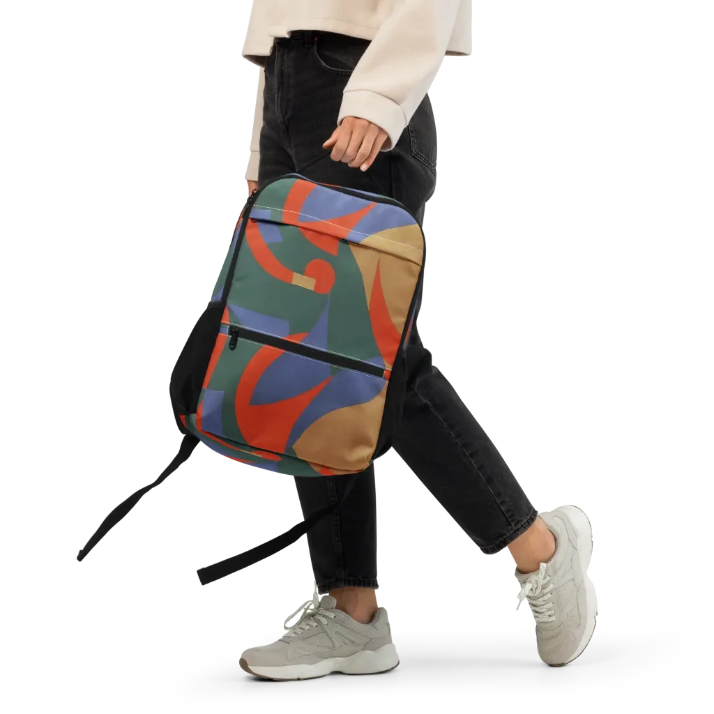 Vermilion Current on Utility Backpack — Front