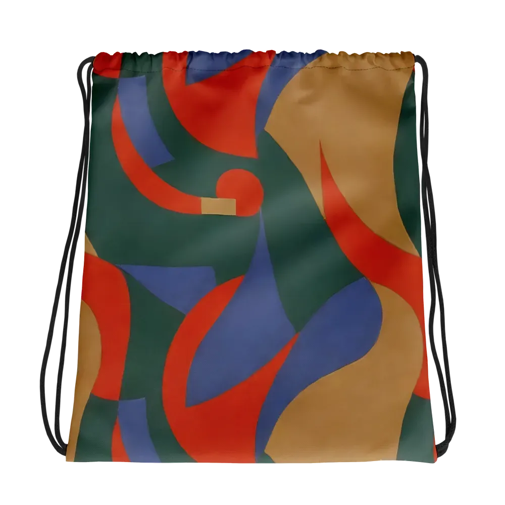 Vermilion Current on Drawstring Bag — Photo