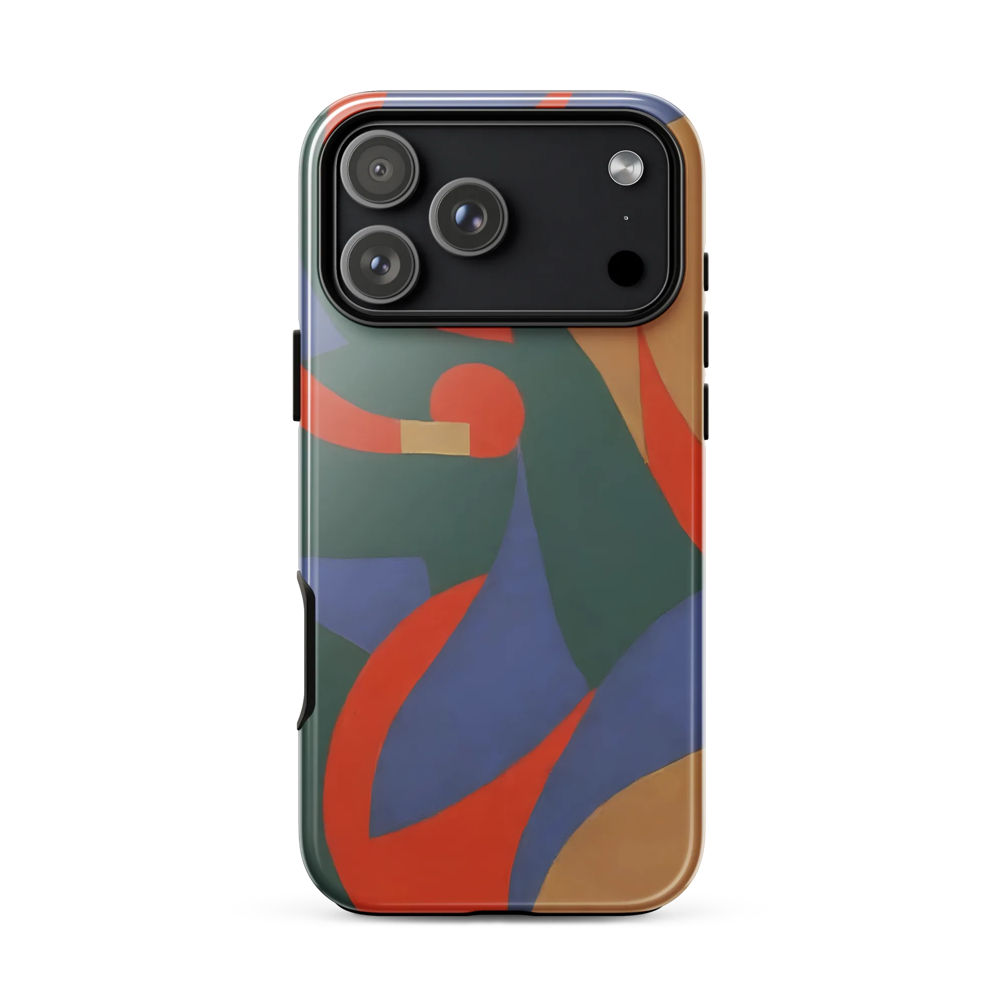 Vermilion Current on Tough Case for iPhone® — Front