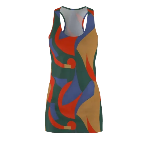 Vermilion Current on a Racerback Dress