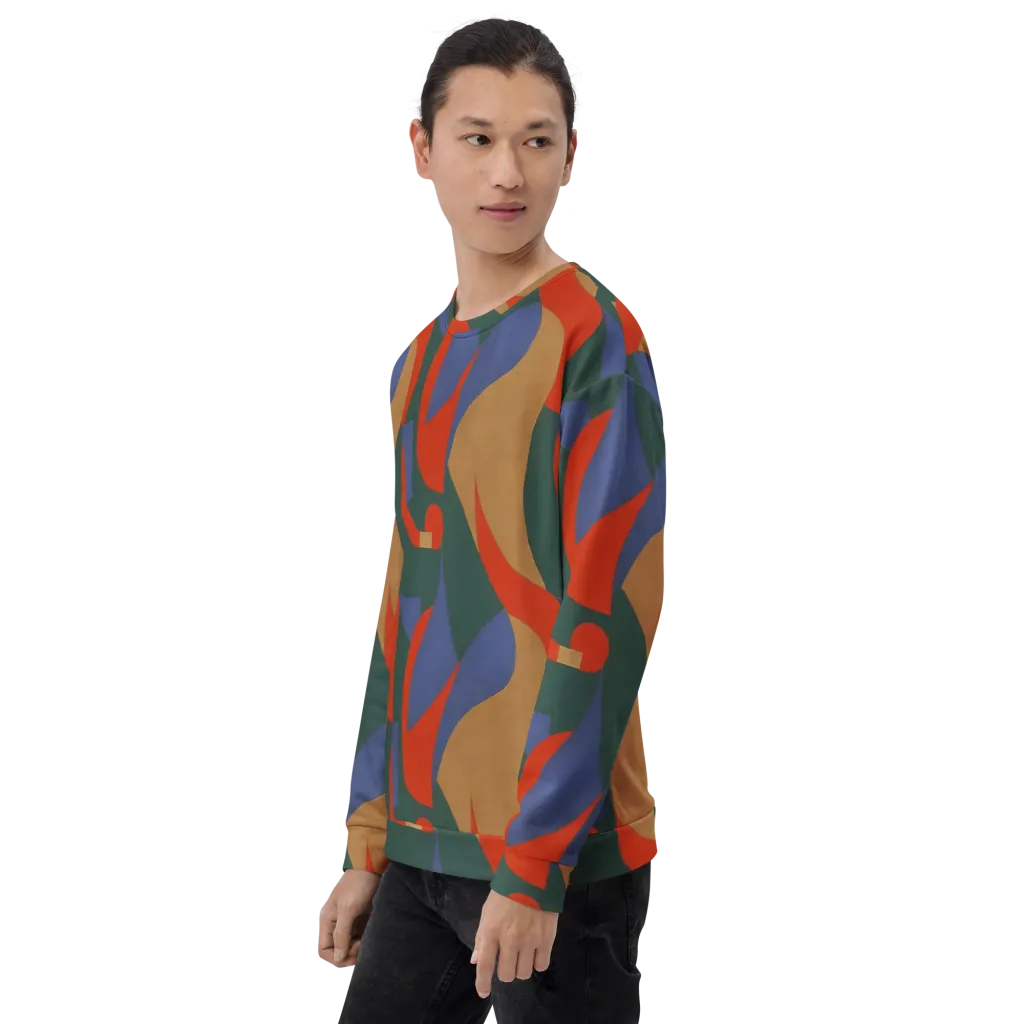 Vermilion Current on Sweatshirt — Left Front
