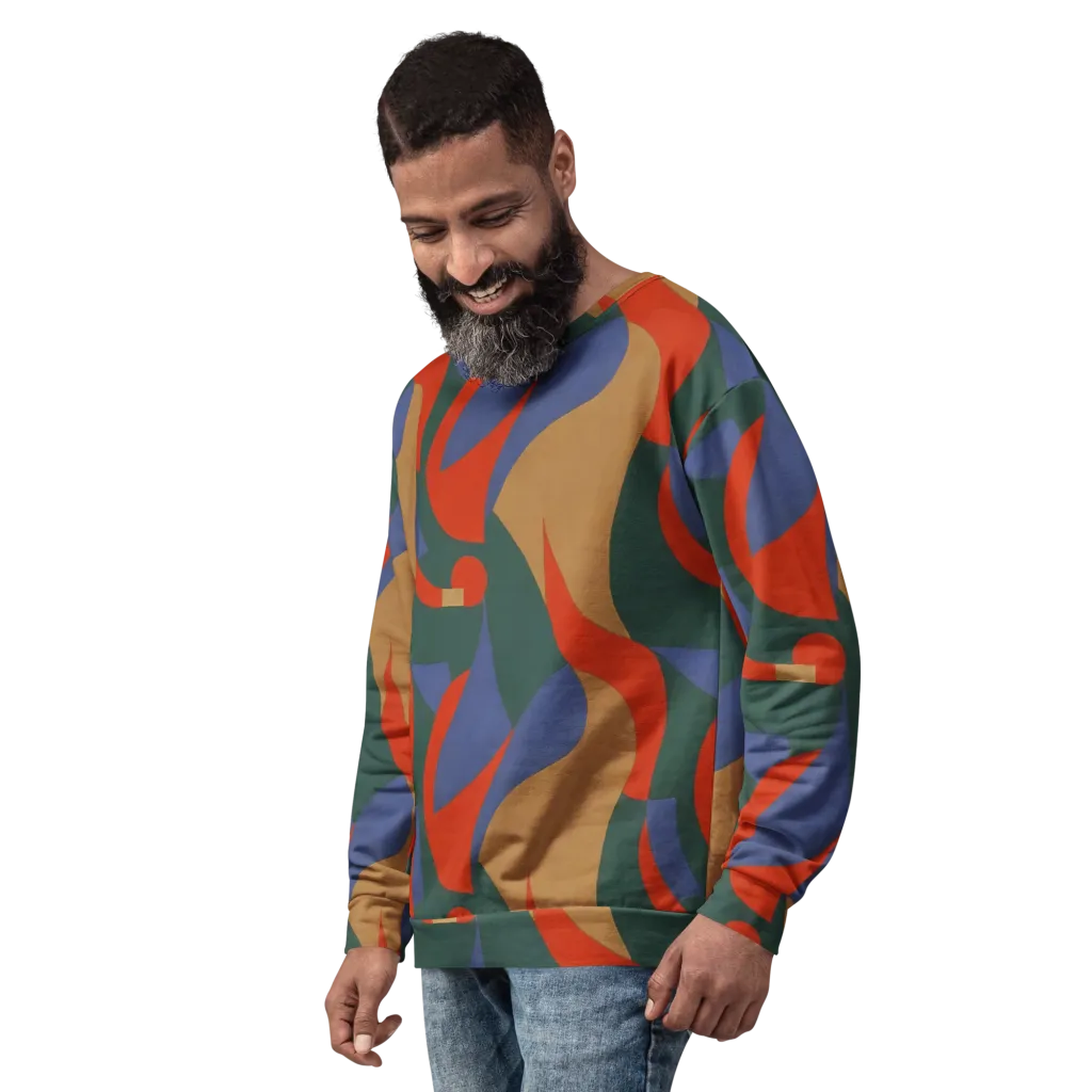 Vermilion Current on Sweatshirt — Left Front