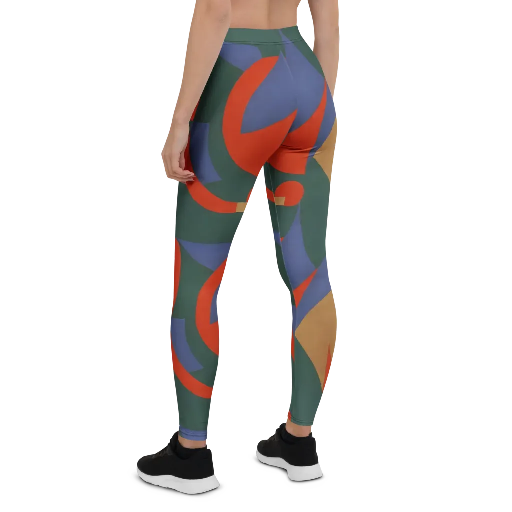 Vermilion Current on Leggings — Back
