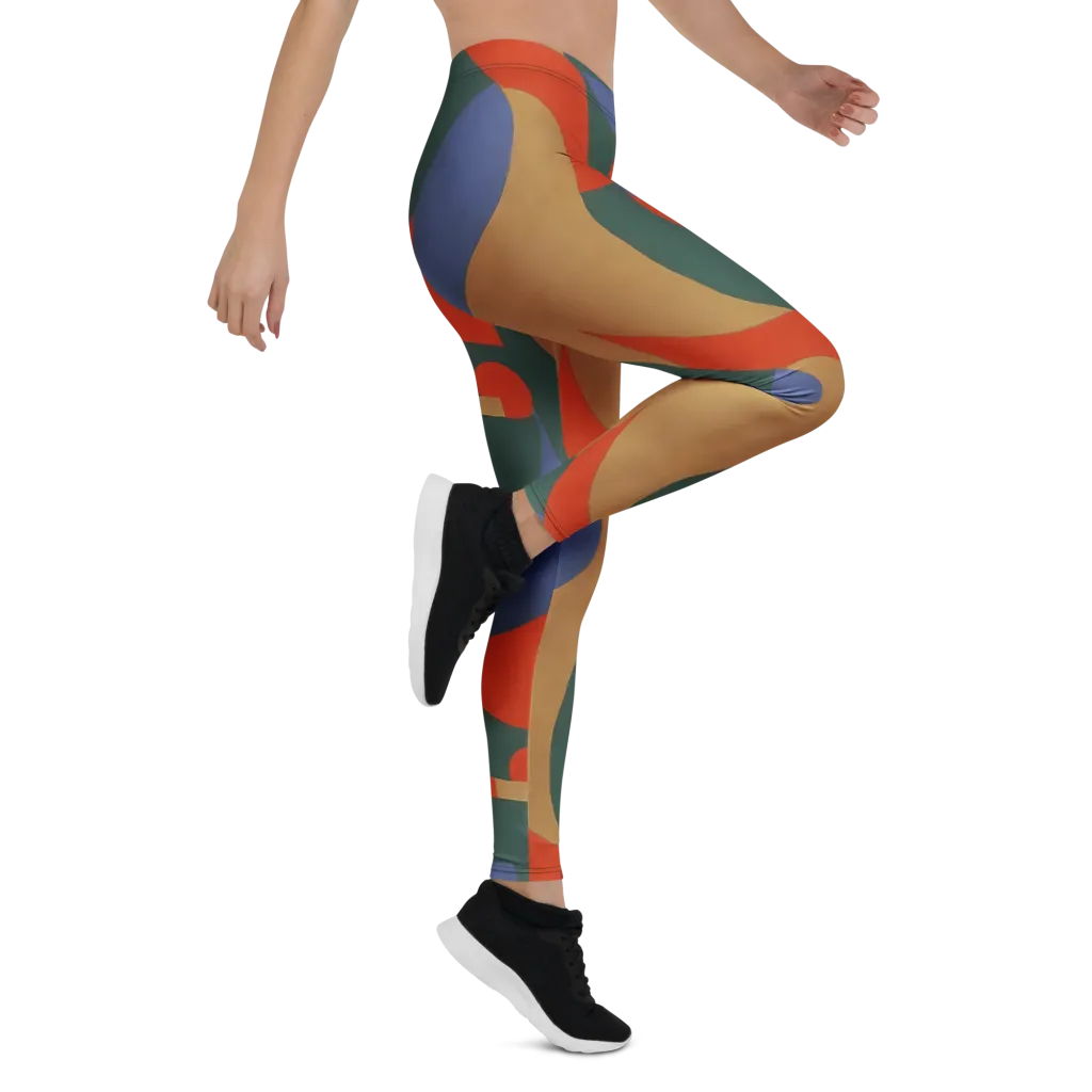 Vermilion Current on Leggings — Right