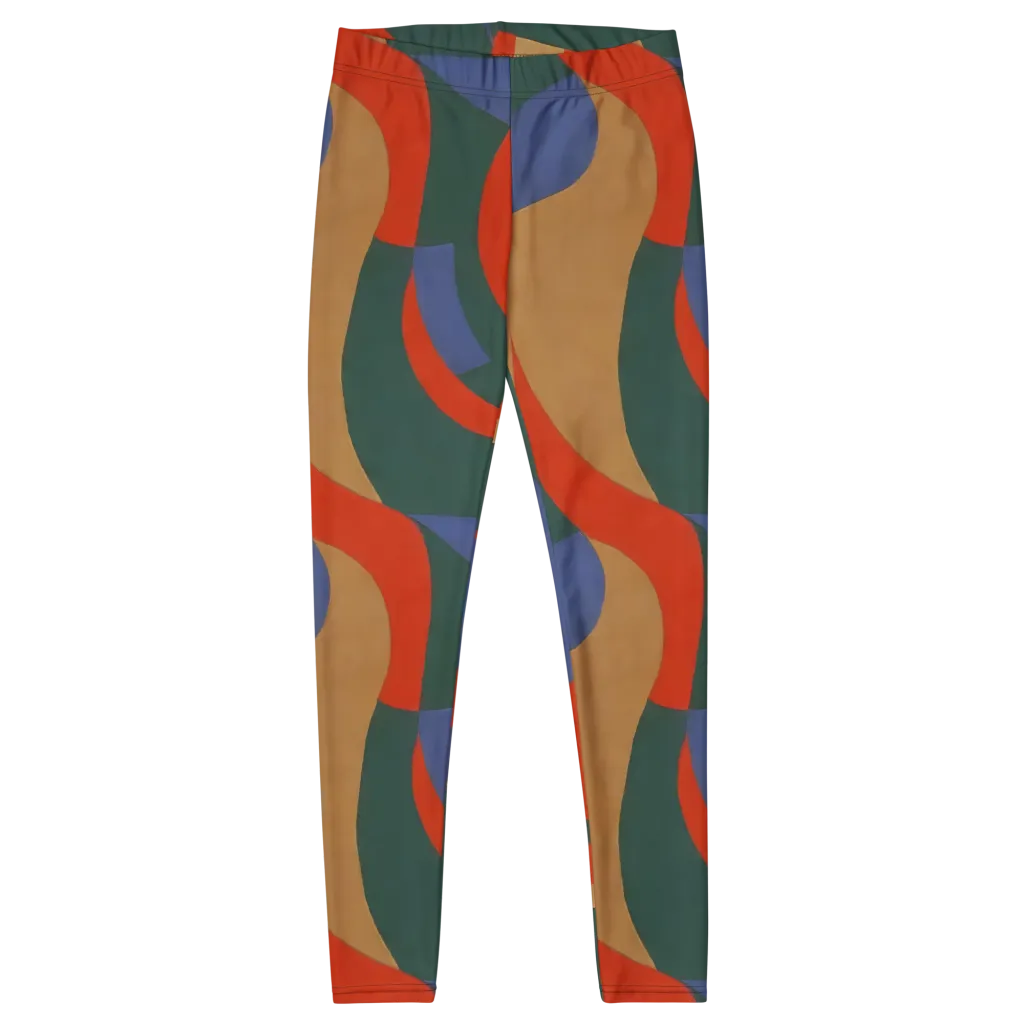 Vermilion Current on Leggings — Front