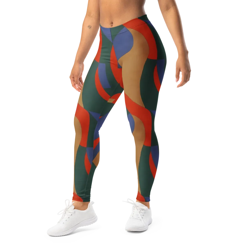 Vermilion Current on Leggings — Left Front