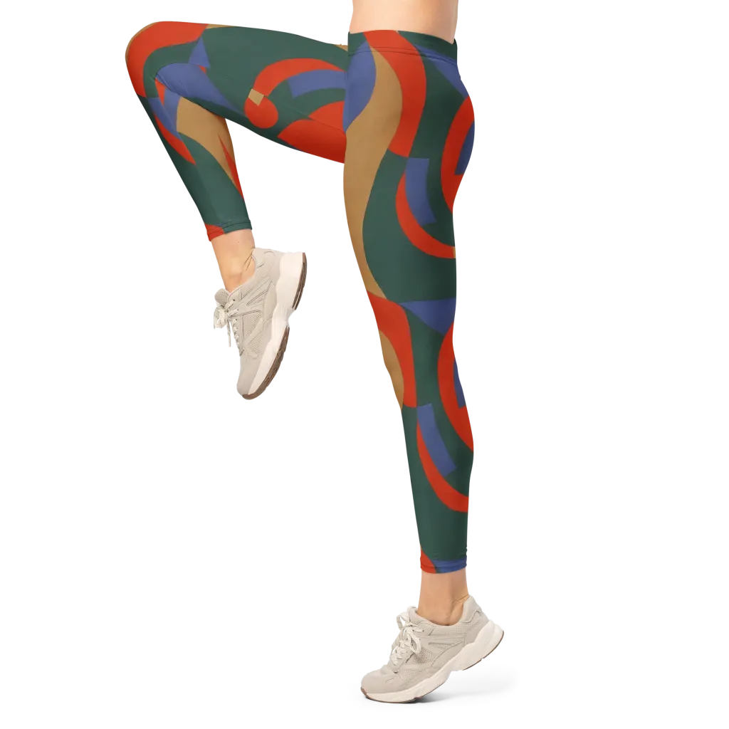 Vermilion Current on Leggings — Left