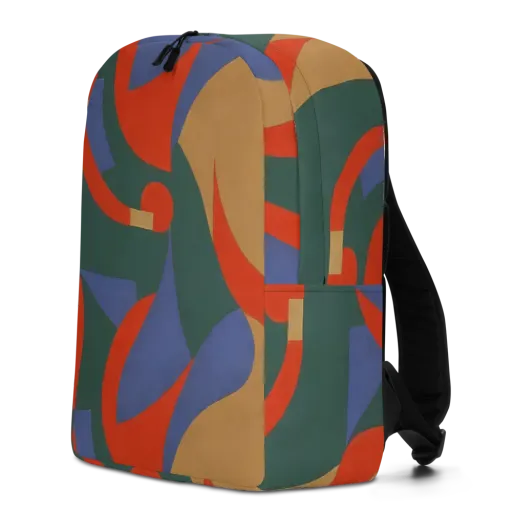 Vermilion Current on a Minimalist Backpack