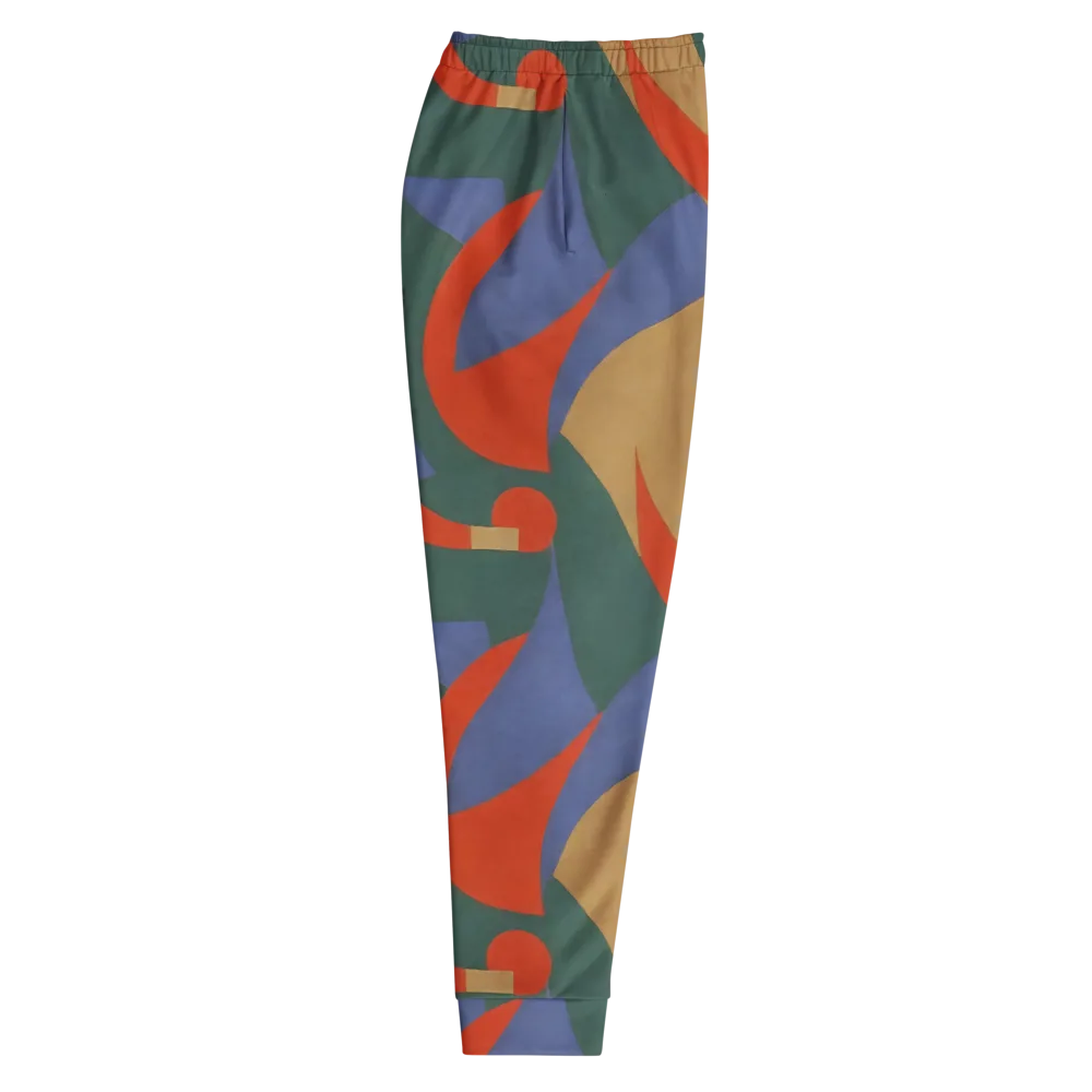 Vermilion Current on Men's Joggers — Right