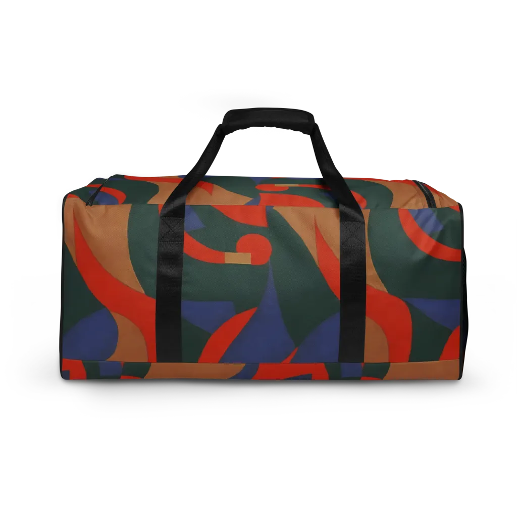 Vermilion Current on Duffle Bag — Back