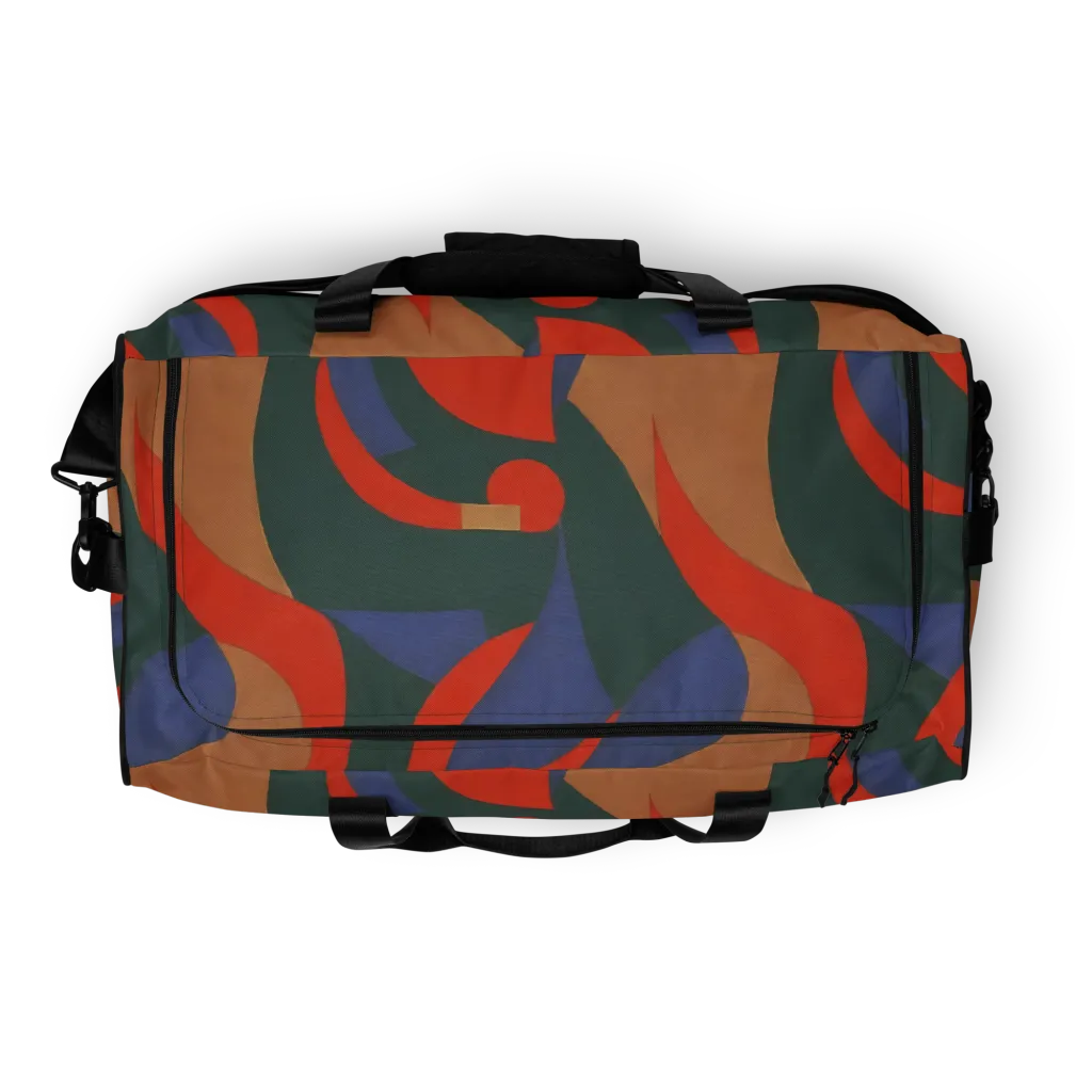 Vermilion Current on Duffle Bag — Top