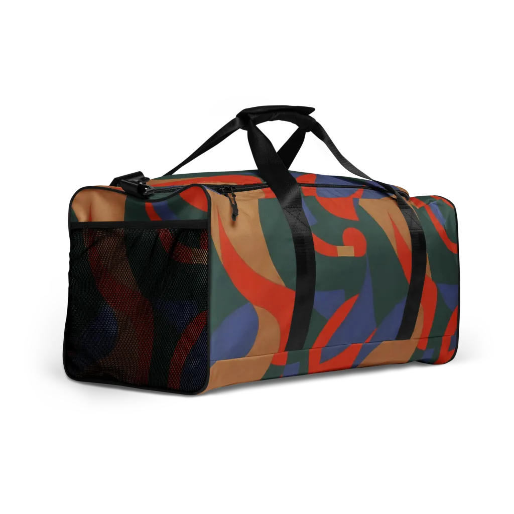 Vermilion Current on Duffle Bag — Right Front