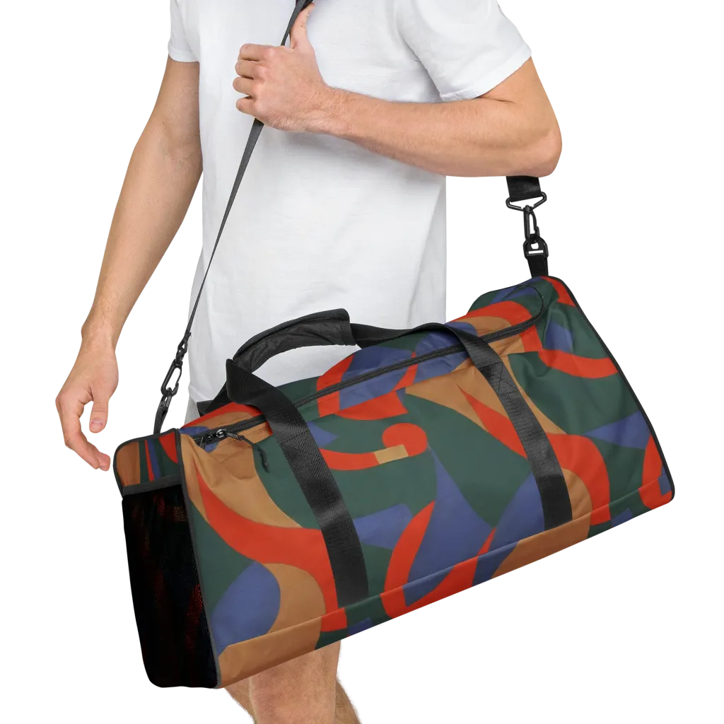 Vermilion Current on Duffle Bag — Right Front