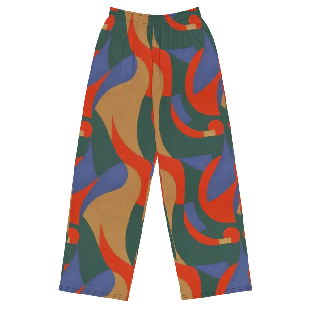 Vermilion Current on Wide-Leg Pants — Front