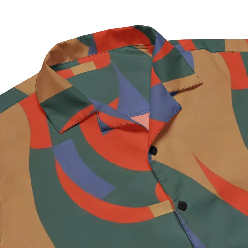 Vermilion Current on Button Shirt — Product details