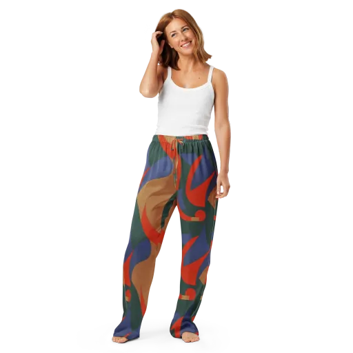 Vermilion Current on a Women's Pajama Pants