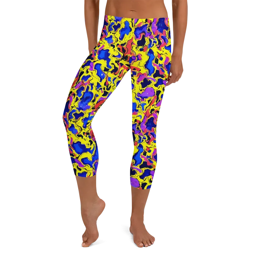 Pop Alchemy on Capri Leggings — Front