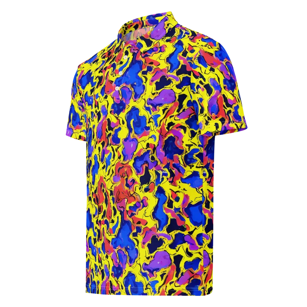 Pop Alchemy on Men's Slim Fit Polo Shirt — Left Front