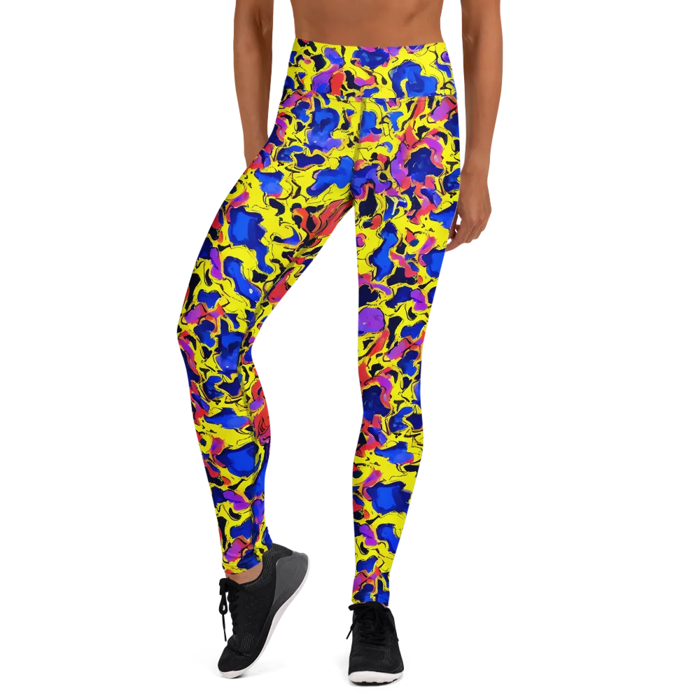 Pop Alchemy on Yoga Leggings — Front