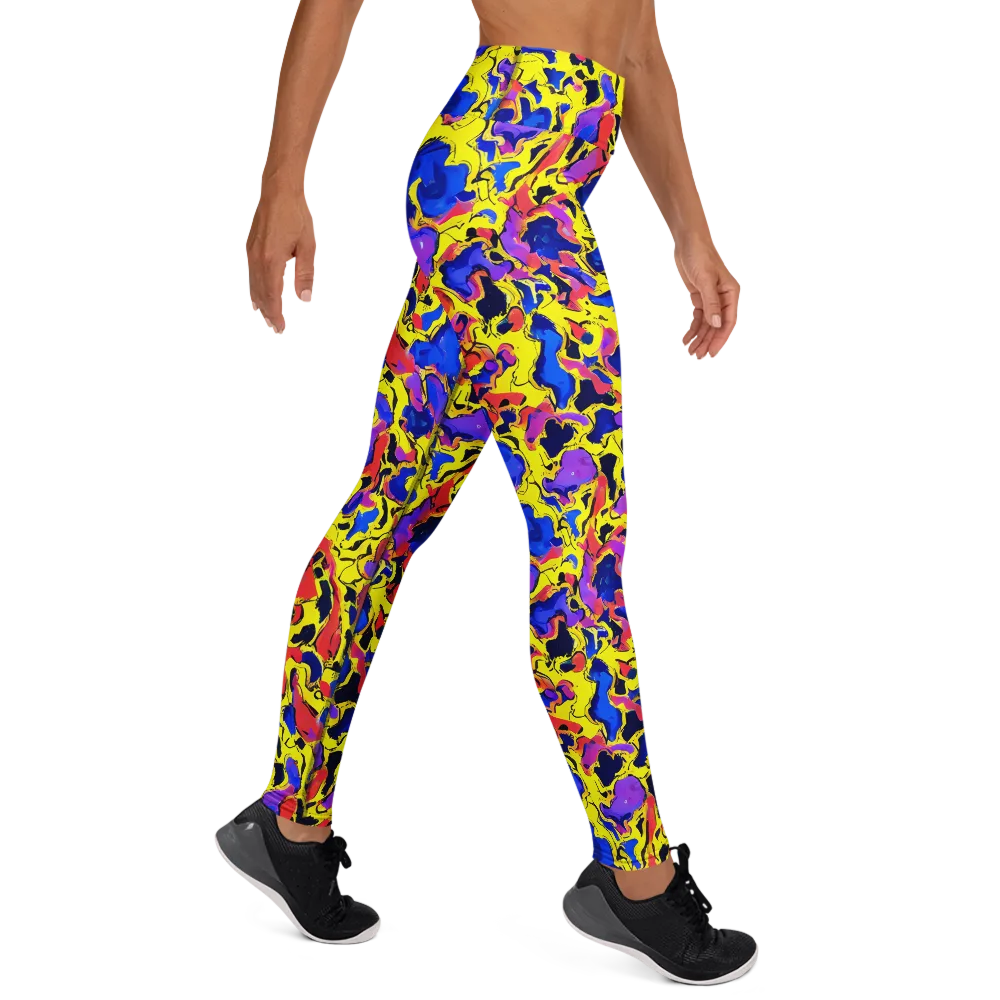 Pop Alchemy on Yoga Leggings — Right
