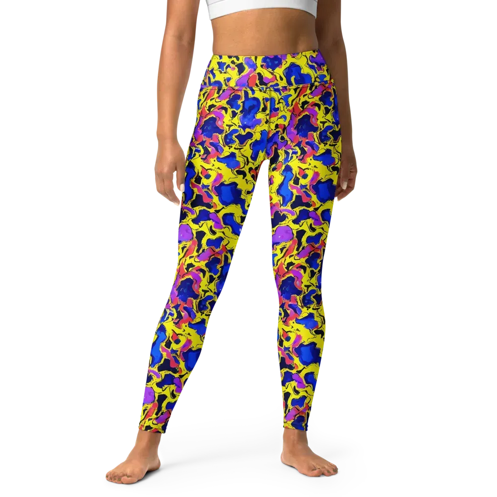 Pop Alchemy on Yoga Leggings — Front