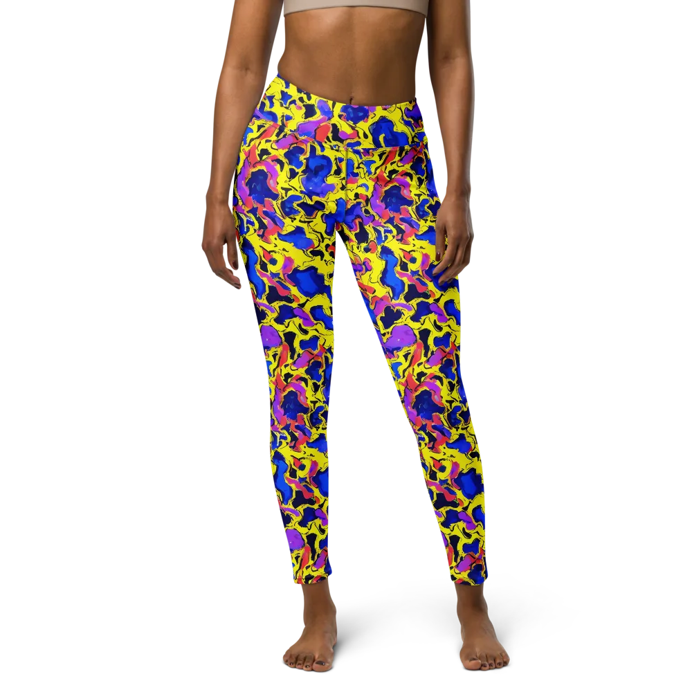 Pop Alchemy on Yoga Leggings — Front