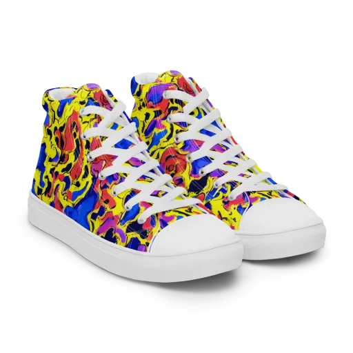 Pop Alchemy on a Women's High Top Canvas Shoes