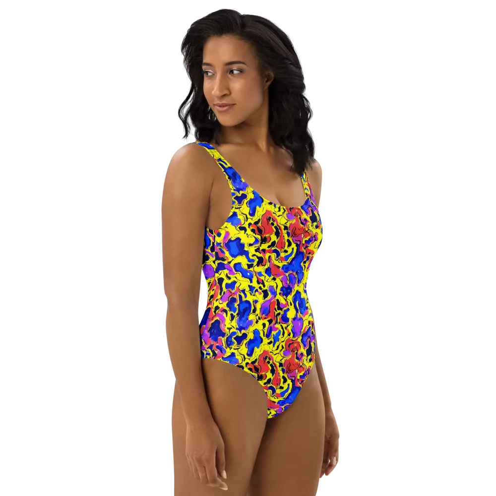 Pop Alchemy on One-Piece Swimsuit — Right