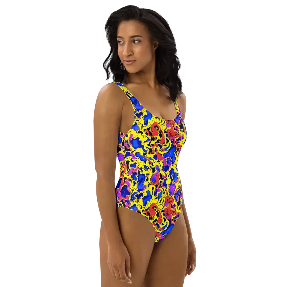 Pop Alchemy on One-Piece Swimsuit — Right