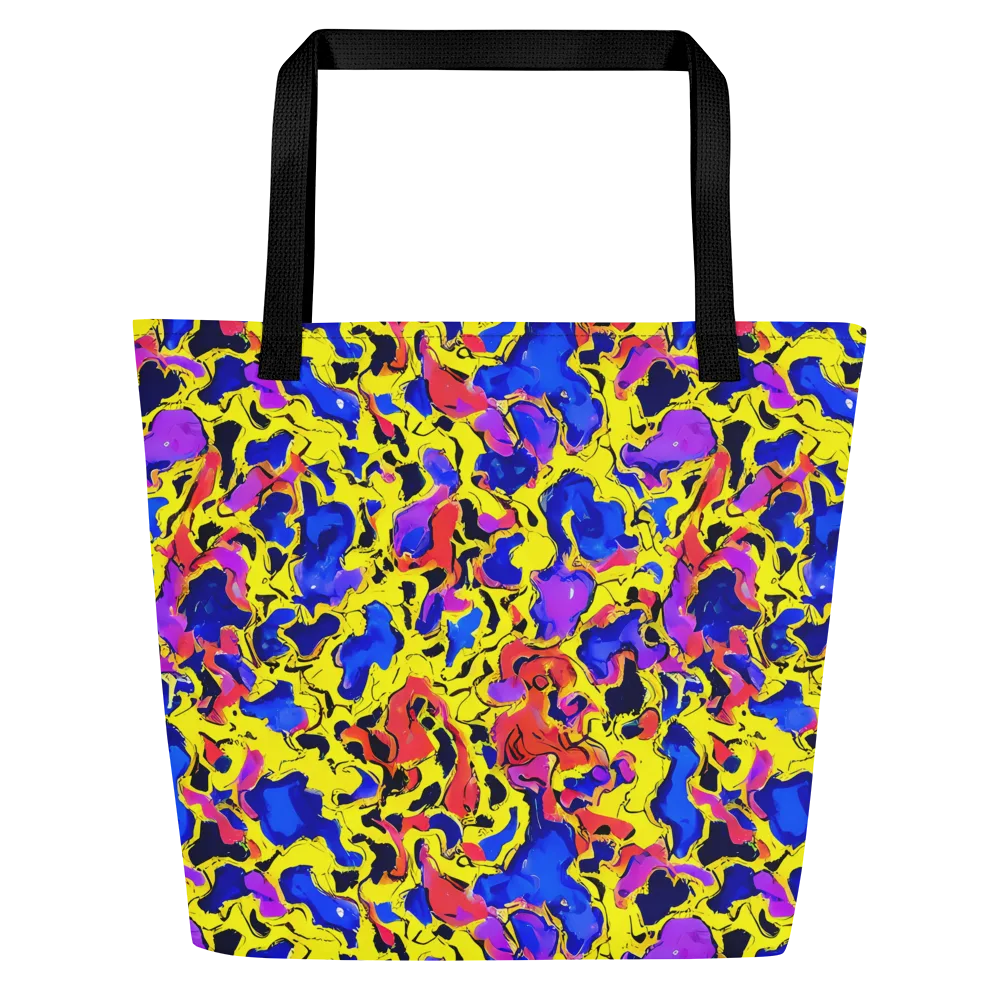 Pop Alchemy on Large Tote Bag W/ Pocket — Front