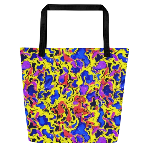 Pop Alchemy on a Large Tote Bag W/ Pocket