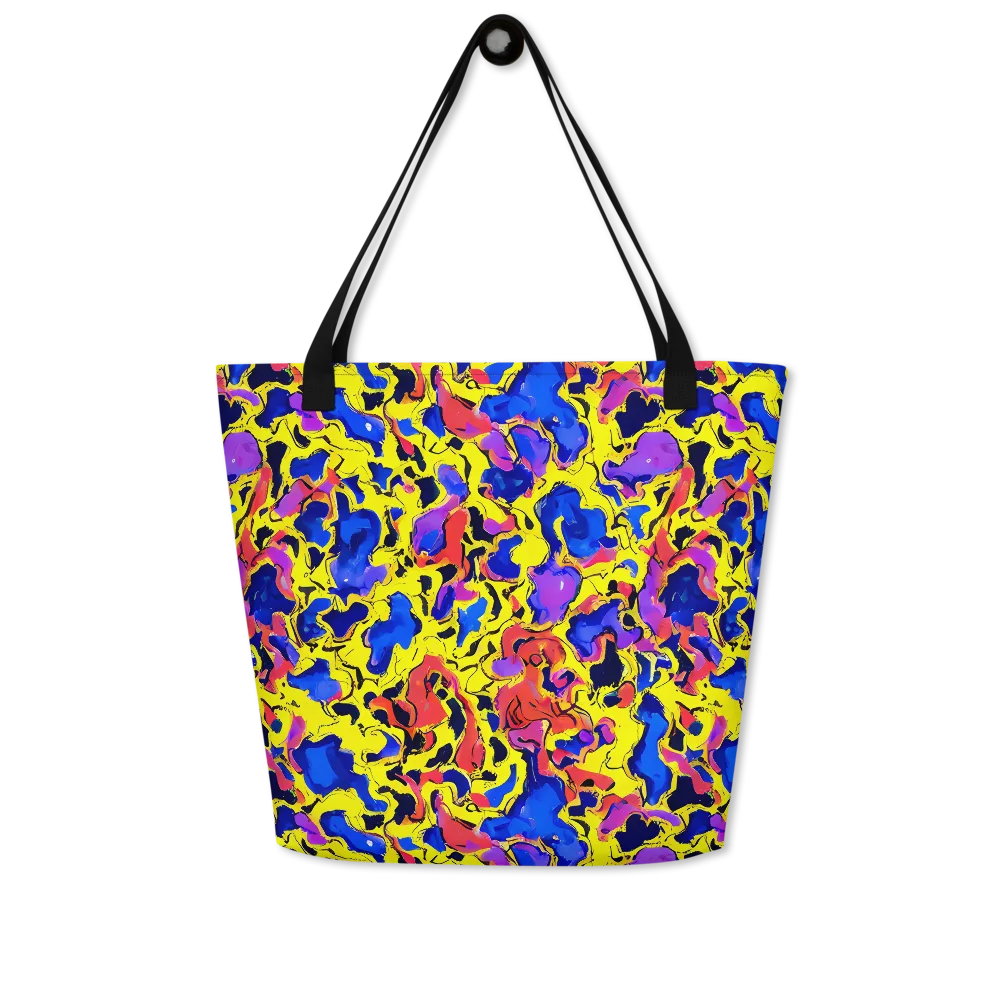 Pop Alchemy on Large Tote Bag W/ Pocket — Front