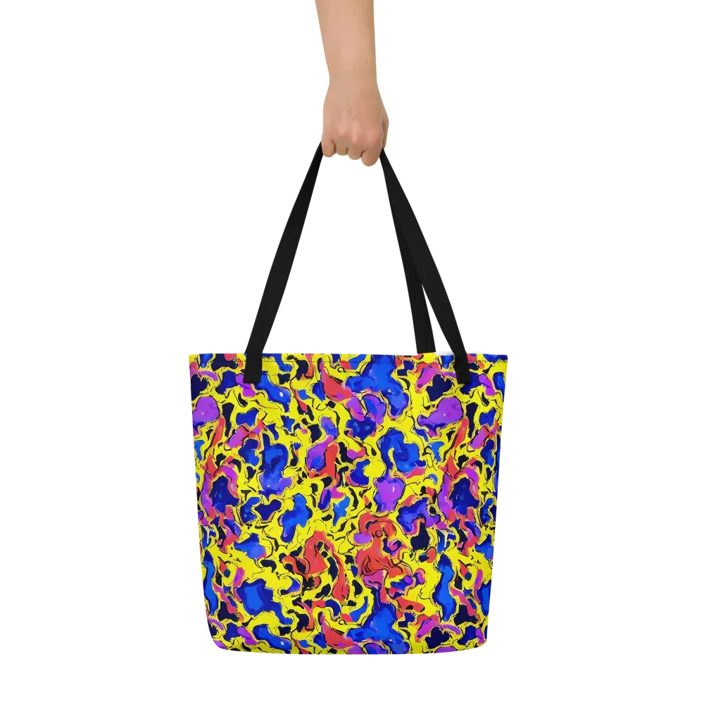 Pop Alchemy on Large Tote Bag W/ Pocket — Front