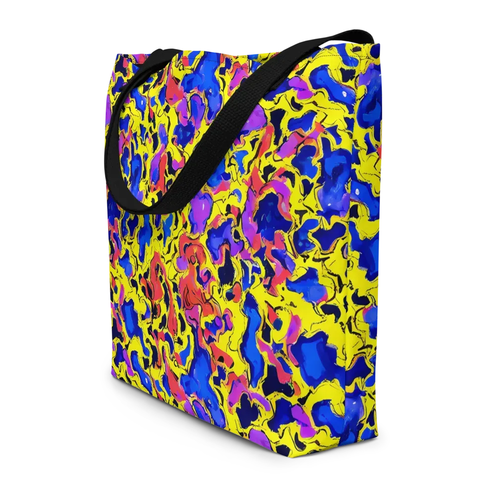 Pop Alchemy on Large Tote Bag W/ Pocket — Front