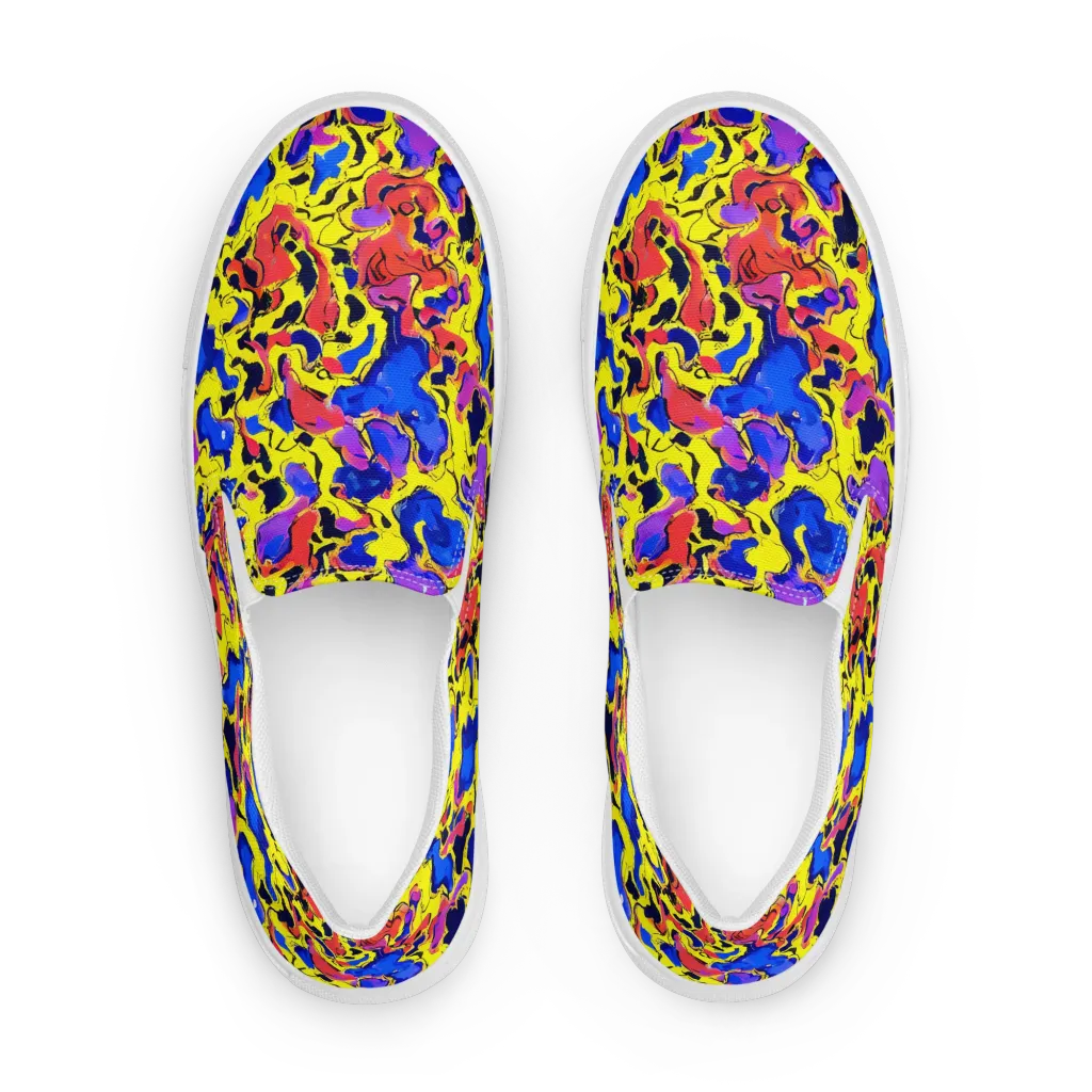 Pop Alchemy on Women's Slip-On Canvas Shoes — Front