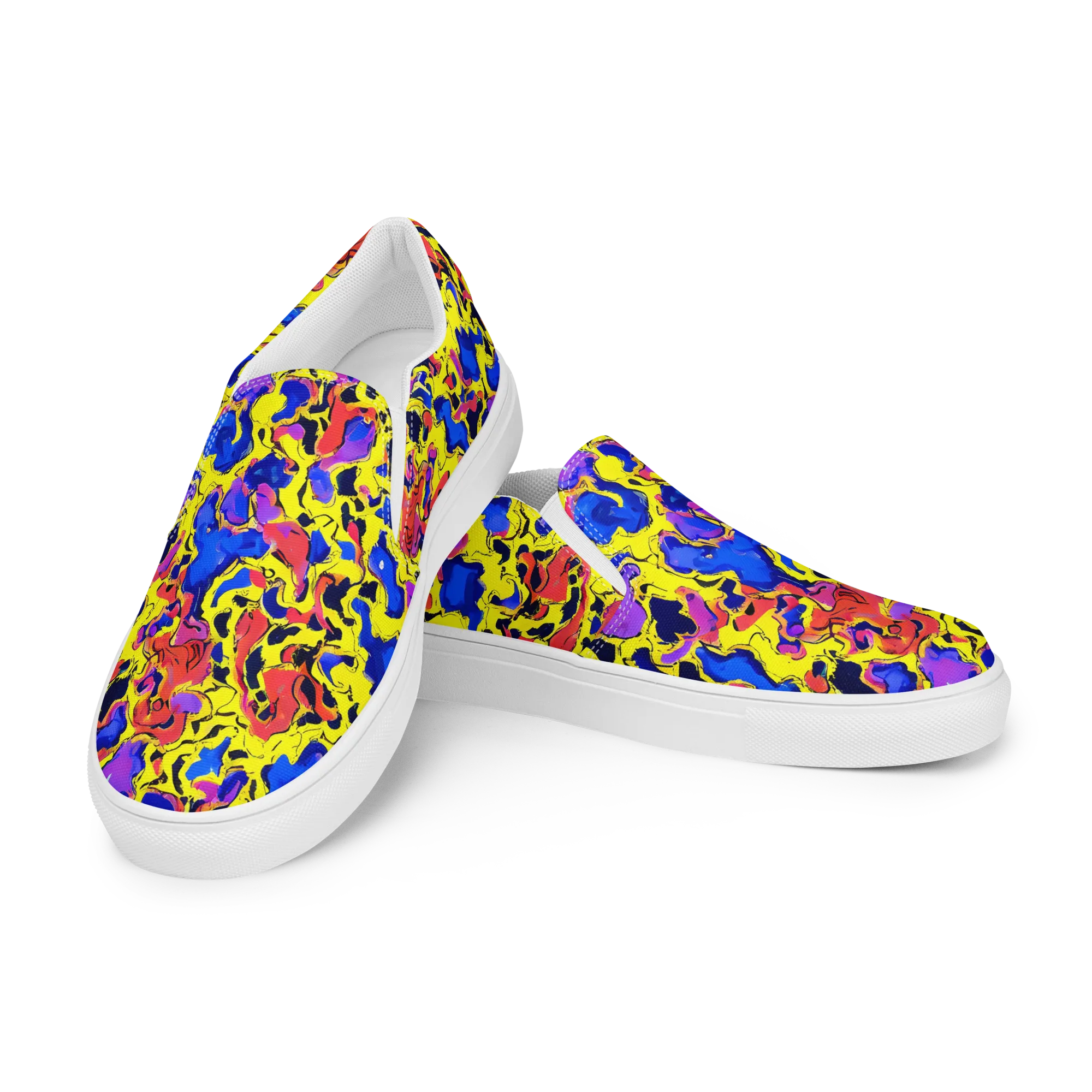 Pop Alchemy on Women's Slip-On Canvas Shoes — Left Front