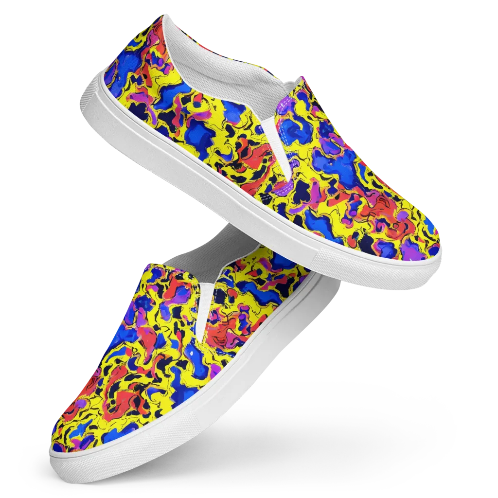 Pop Alchemy on Women's Slip-On Canvas Shoes — Front